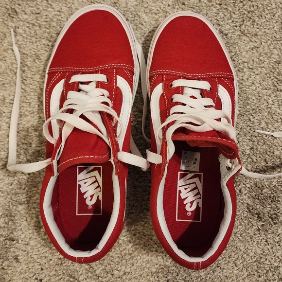 Vans Classic Red Shoe - Picture 2 of 5